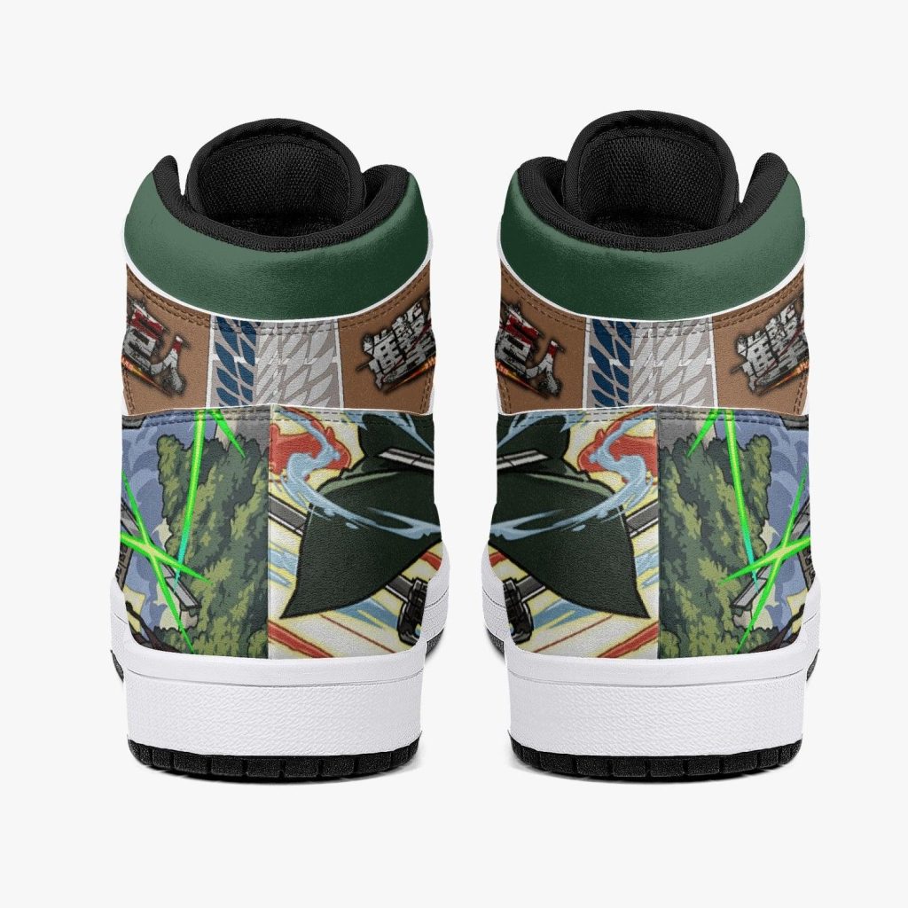 mikasa ackerman survey corps attack on titan j force shoes 4 - Anime Shoes UK Store