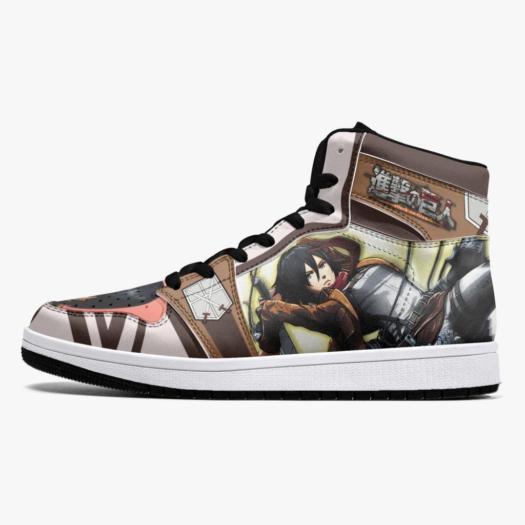 mikasa ackerman training corps attack on titan j force shoes 7 - Anime Shoes UK Store