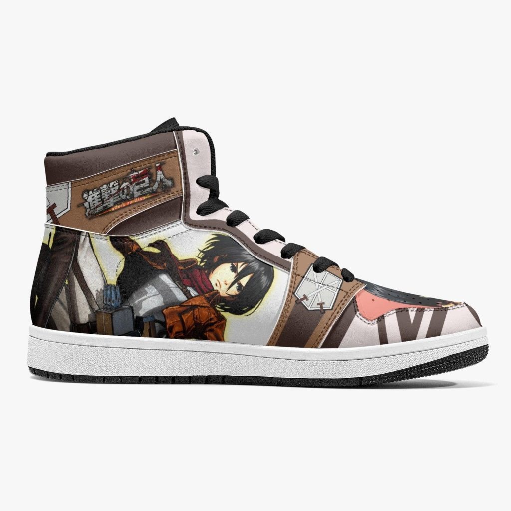 mikasa ackerman training corps attack on titan j force shoes 8 - Anime Shoes UK Store