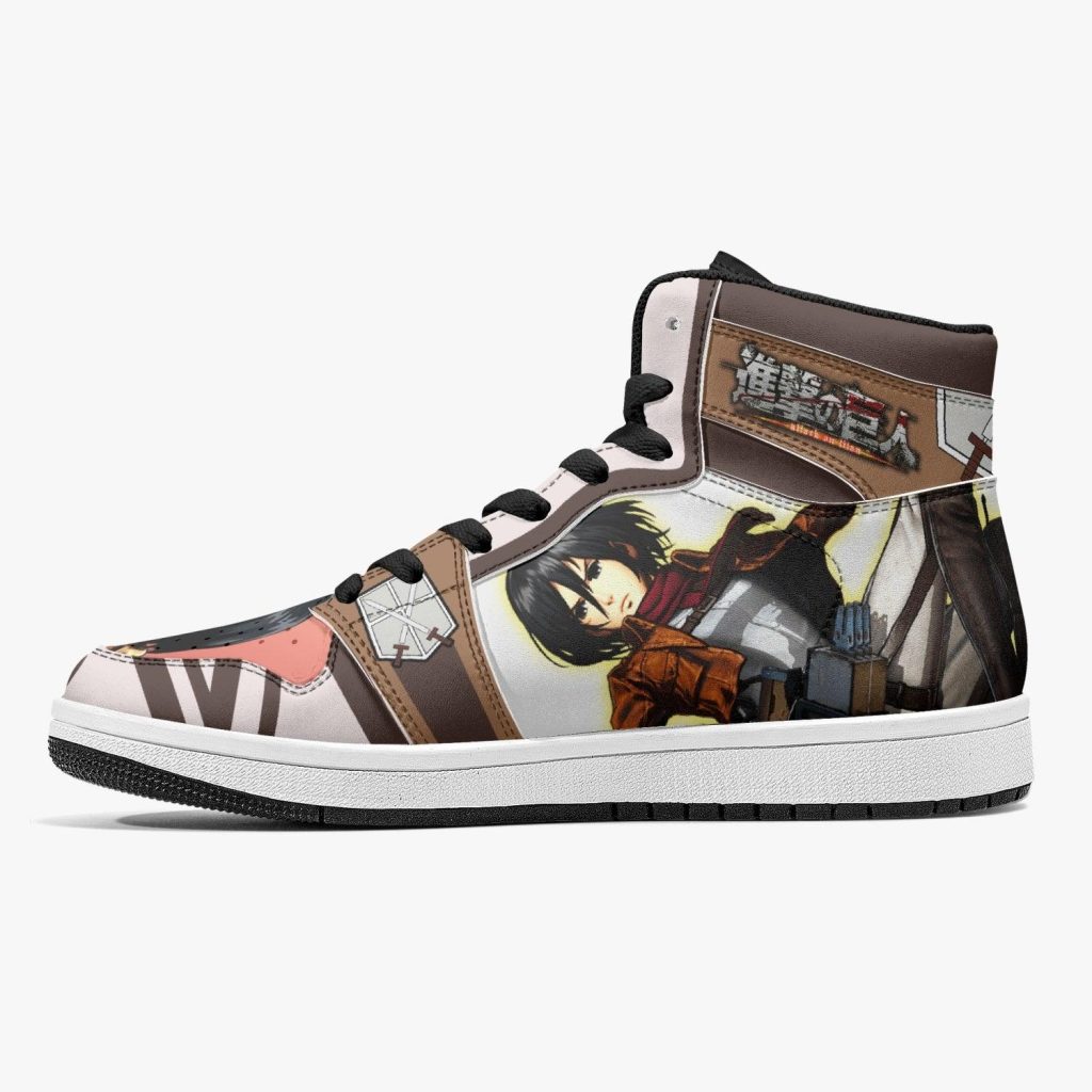 mikasa ackerman training corps attack on titan j force shoes 9 - Anime Shoes UK Store