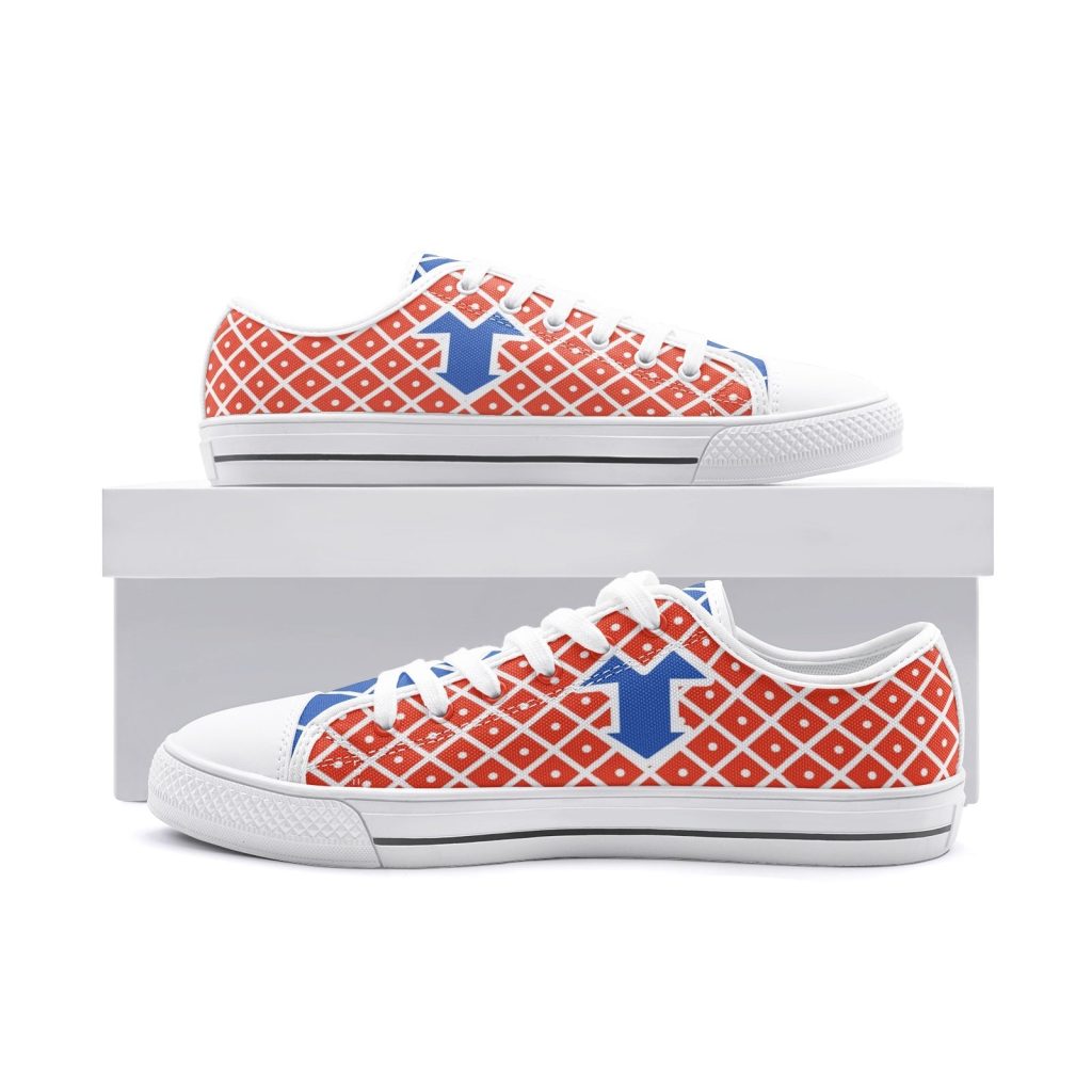 mista guido jojos bizarre adventure classic low top canvas shoes 2 - Anime Shoes UK Store