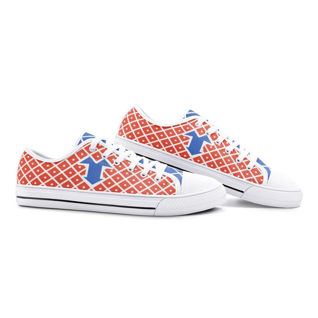 mista guido jojos bizarre adventure classic low top canvas shoes 3 - Anime Shoes UK Store