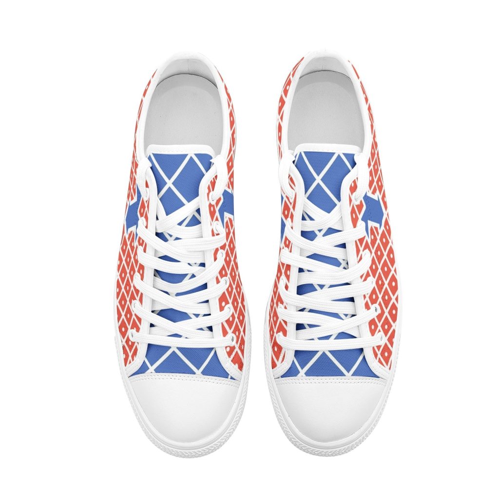 mista guido jojos bizarre adventure classic low top canvas shoes 4 - Anime Shoes UK Store