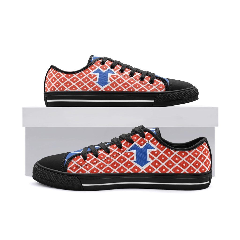 mista guido jojos bizarre adventure classic low top canvas shoes 6 - Anime Shoes UK Store