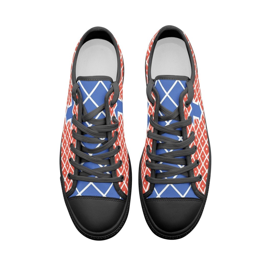 mista guido jojos bizarre adventure classic low top canvas shoes 8 - Anime Shoes UK Store