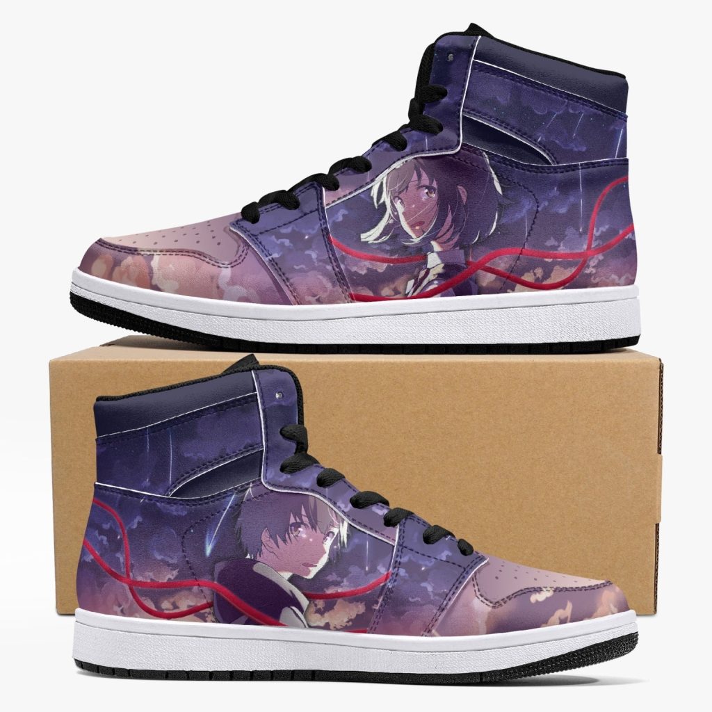 mitsuha miyamizu and taki tachibana your name j force shoes - Anime Shoes UK Store
