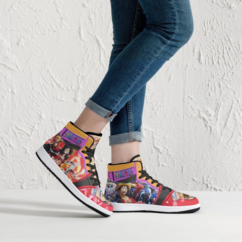 monkey d luffy armament haki ryuo one piece j force shoes 4 - Anime Shoes UK Store