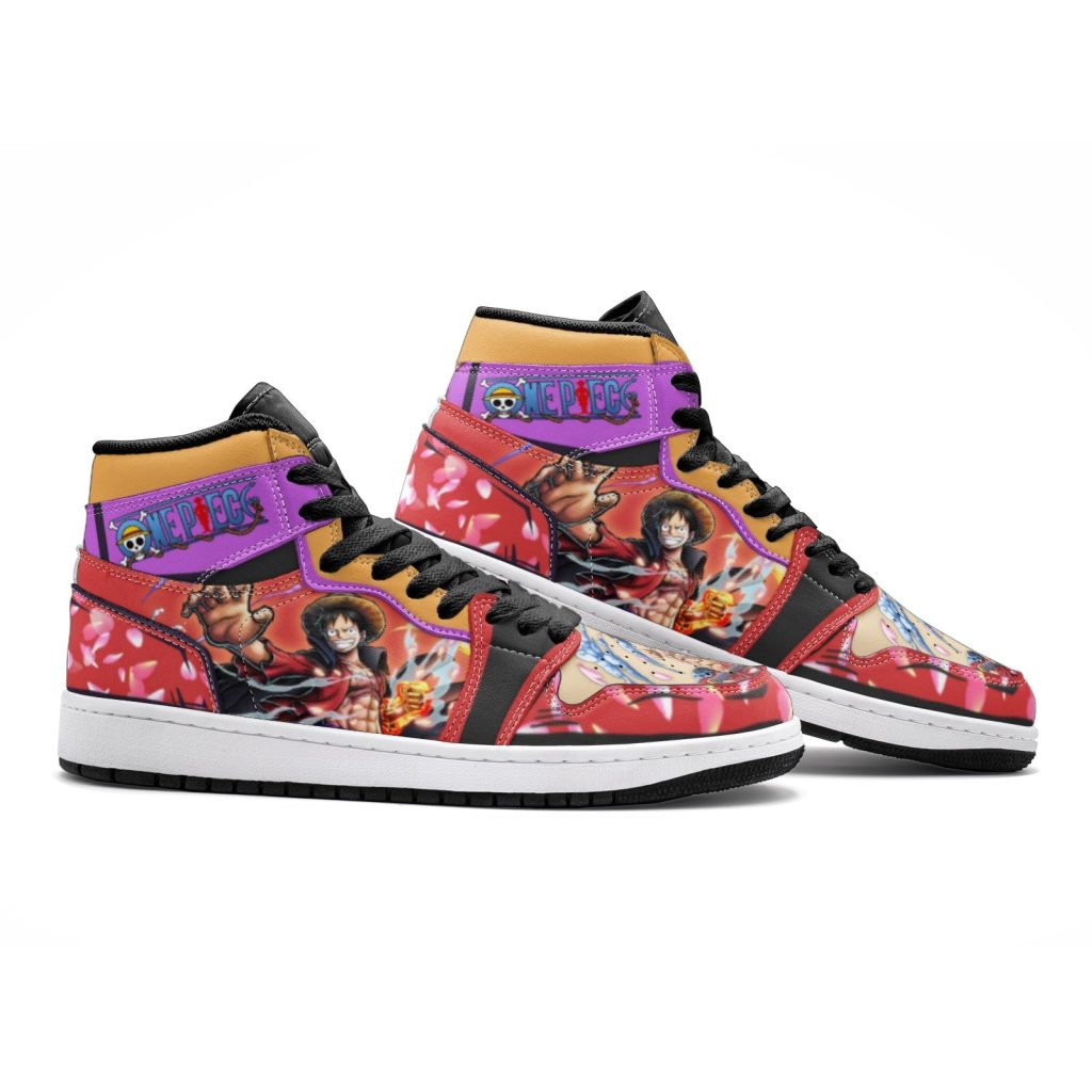 monkey d luffy armament haki ryuo one piece jd1 shoes 2 - Anime Shoes UK Store