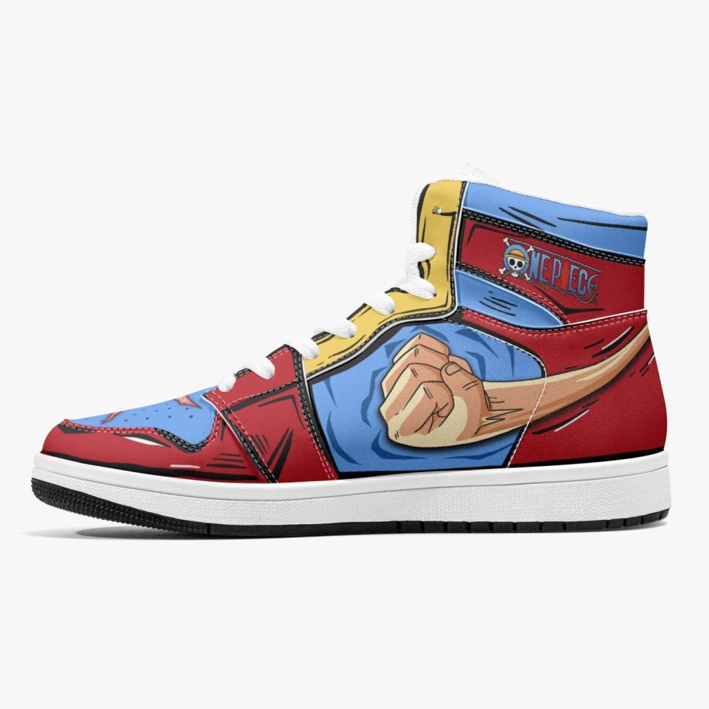 monkey d luffy fist one piece j force shoes 10 - Anime Shoes UK Store