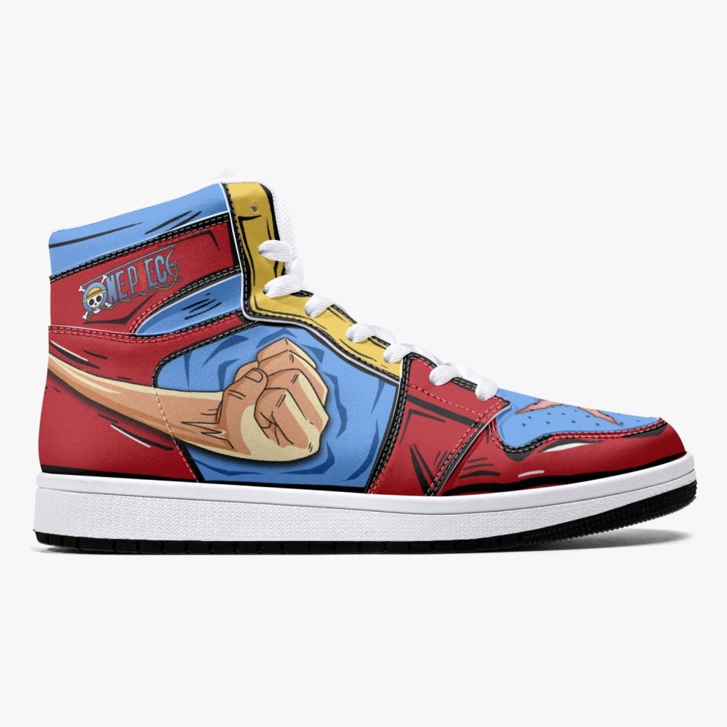 monkey d luffy fist one piece j force shoes 13 - Anime Shoes UK Store