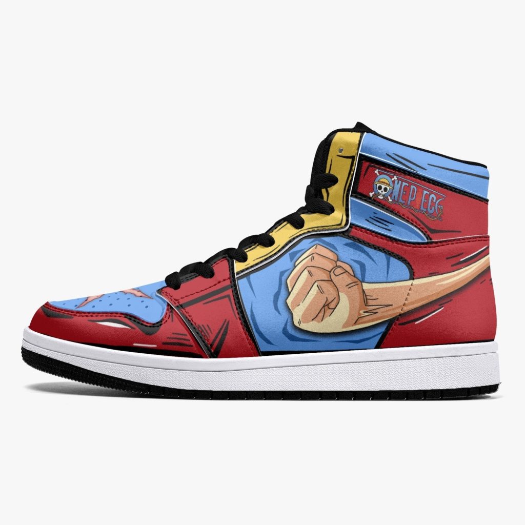 monkey d luffy fist one piece j force shoes 19 - Anime Shoes UK Store