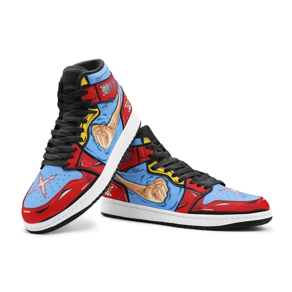 monkey d luffy fist one piece jd1 shoes 4 - Anime Shoes UK Store