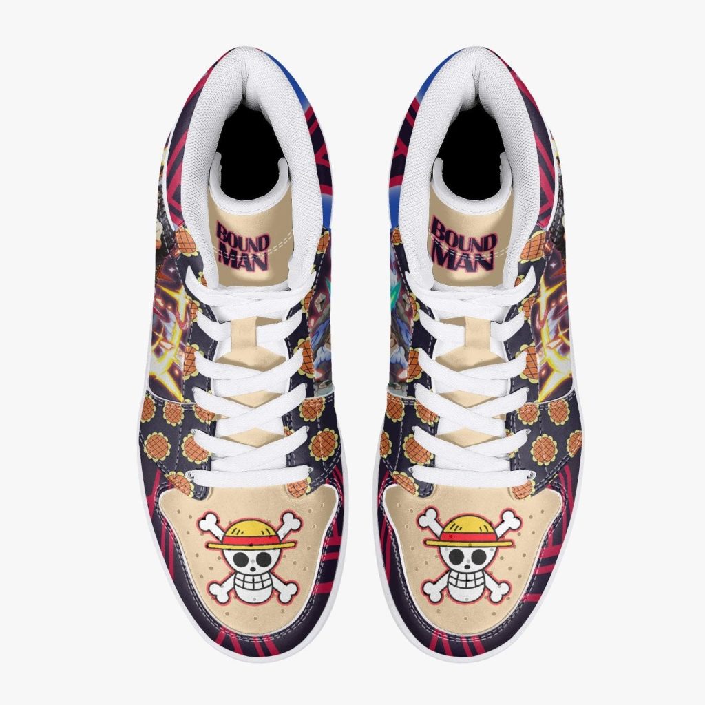 monkey d luffy gear 4th bound man one piece j force shoes 13 - Anime Shoes UK Store