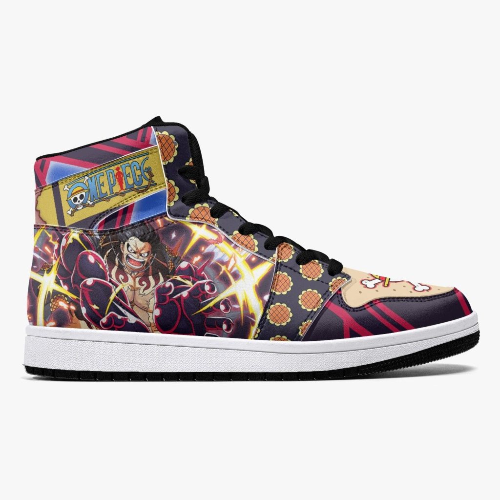 monkey d luffy gear 4th bound man one piece j force shoes 2 - Anime Shoes UK Store