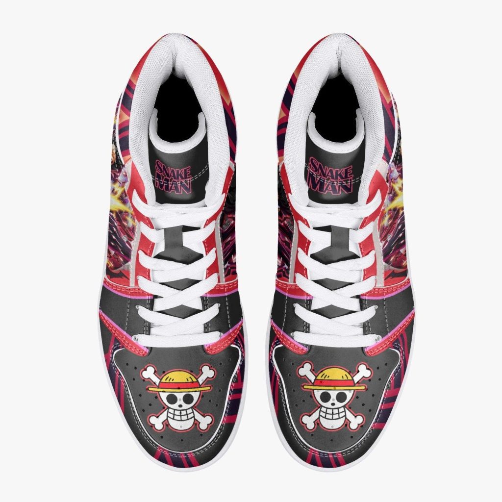 monkey d luffy gear 4th snake man one piece j force shoes 13 - Anime Shoes UK Store