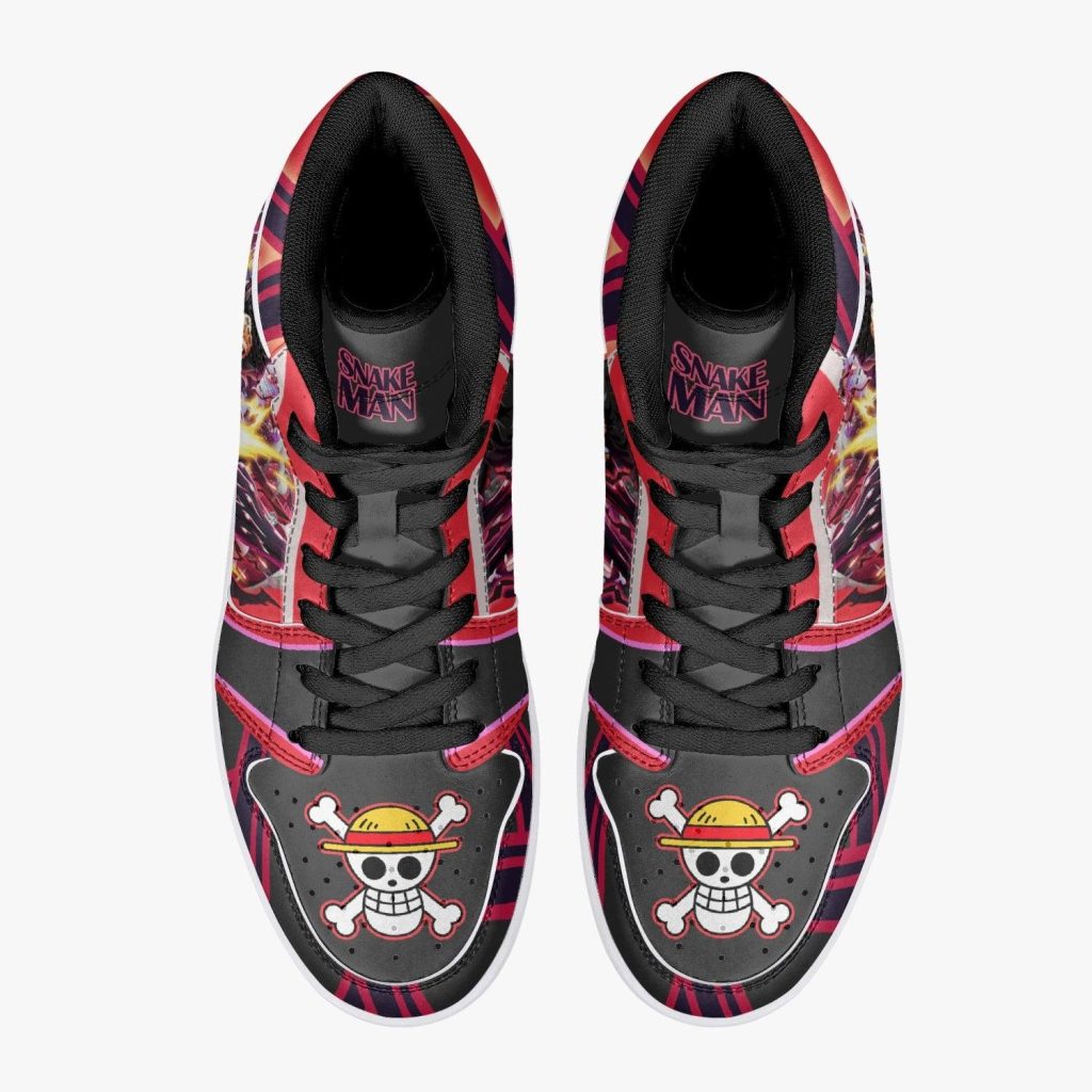 monkey d luffy gear 4th snake man one piece j force shoes 3 - Anime Shoes UK Store