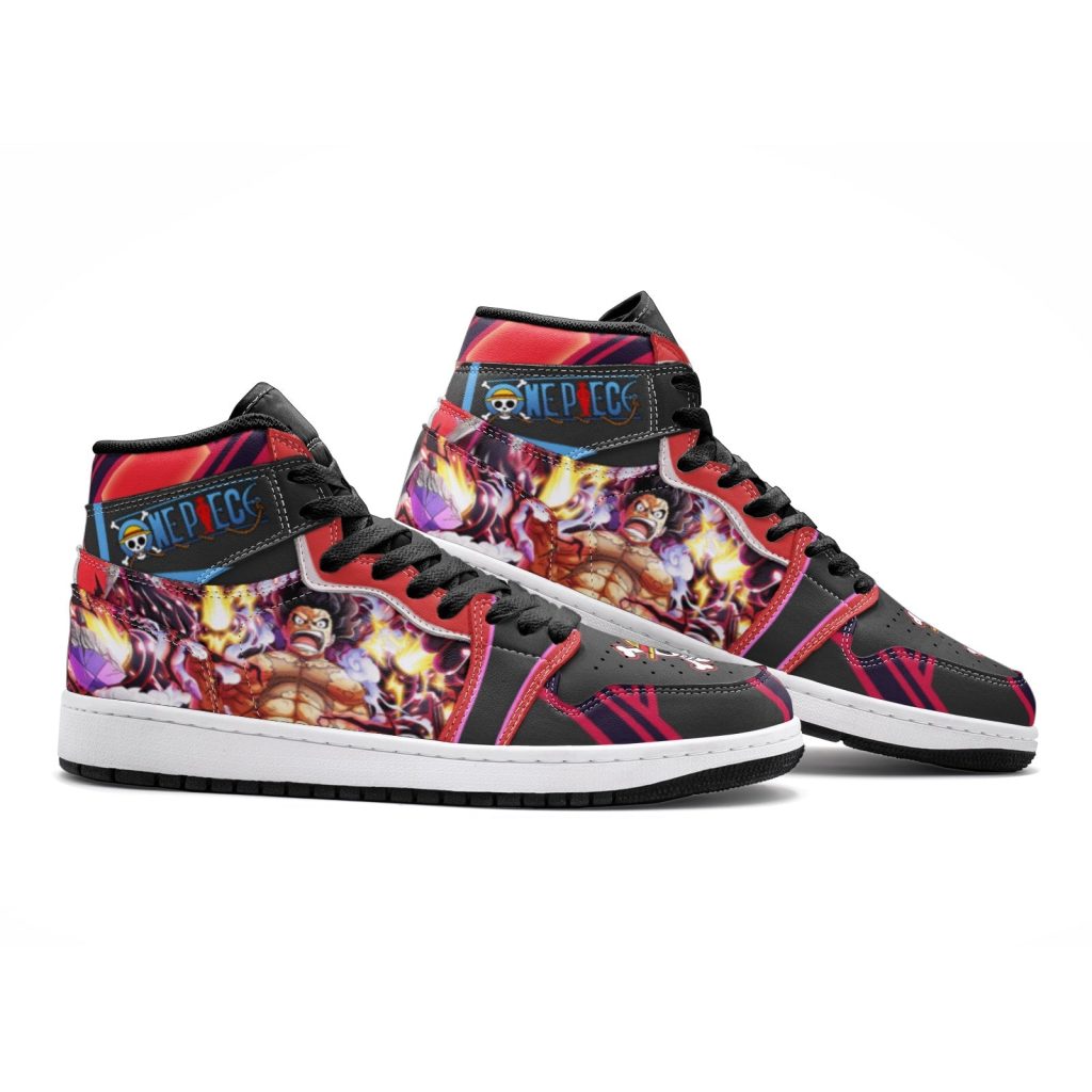 monkey d luffy gear 4th snake man one piece jd1 shoes 2 - Anime Shoes UK Store