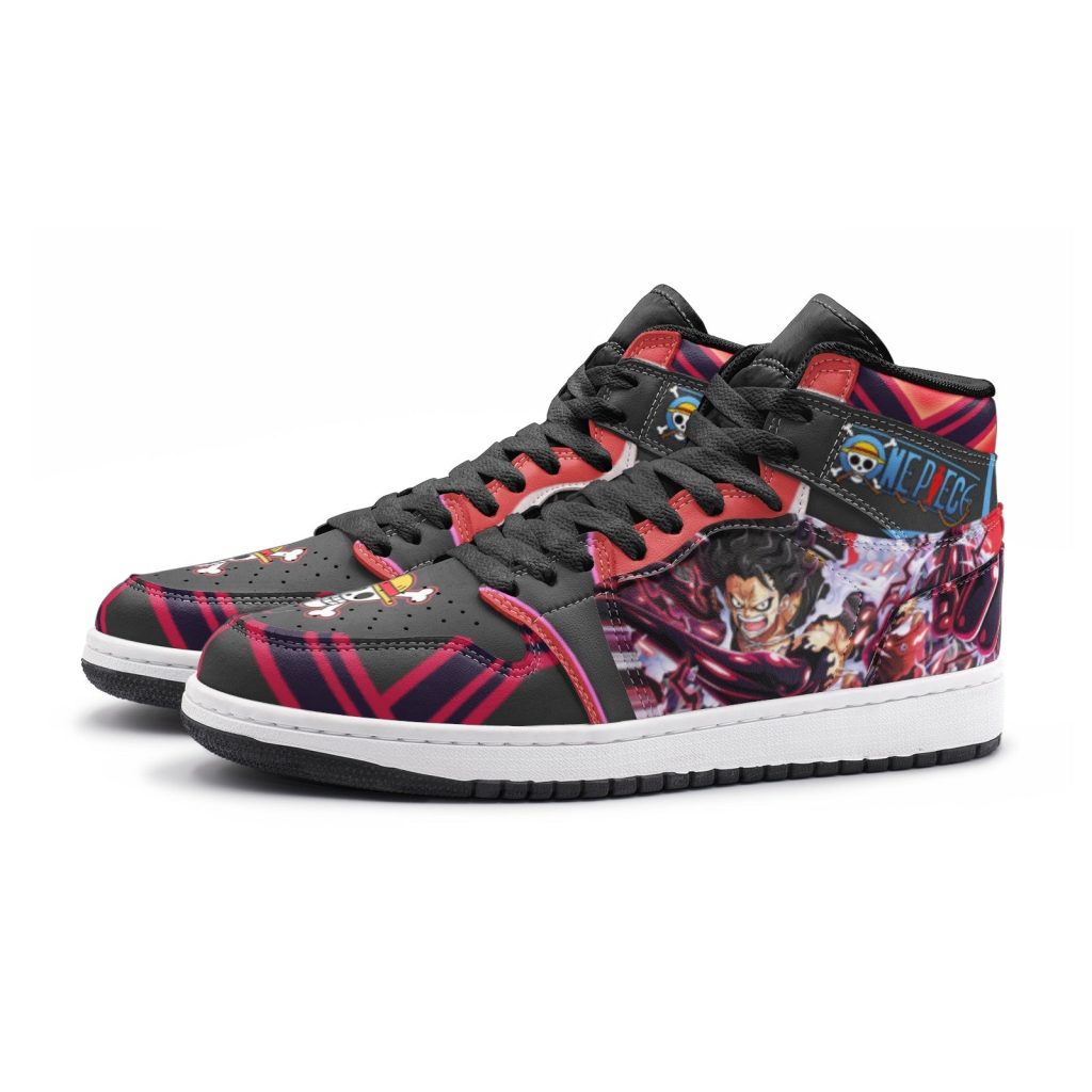 monkey d luffy gear 4th snake man one piece jd1 shoes 3 - Anime Shoes UK Store