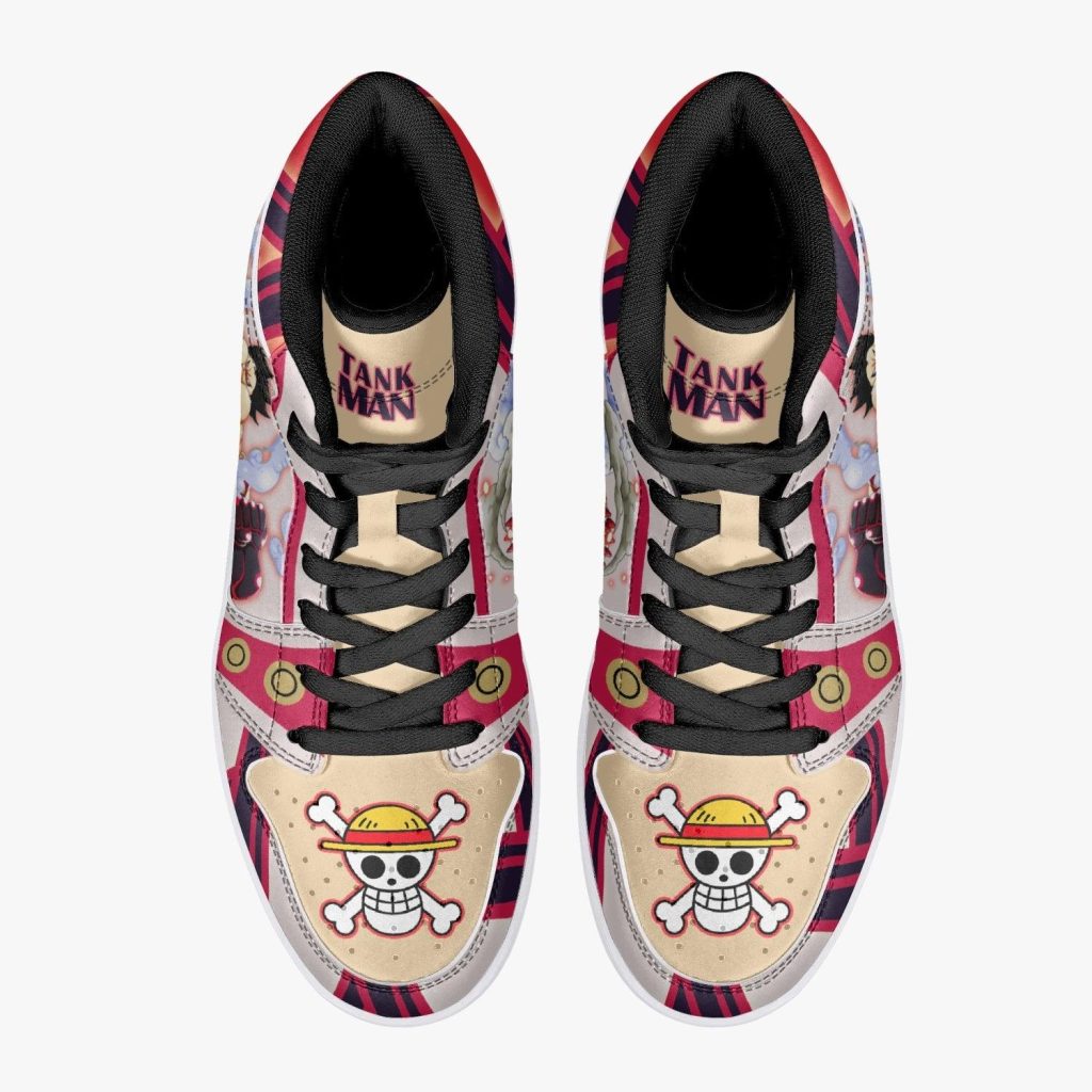 monkey d luffy gear 4th tank man one piece j force shoes 4 - Anime Shoes UK Store