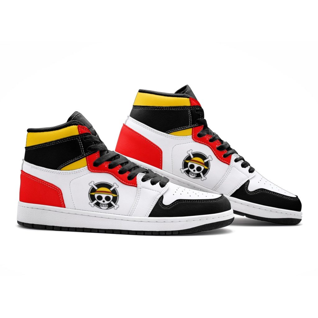 monkey d luffy one piece jd1 shoes 2 - Anime Shoes UK Store
