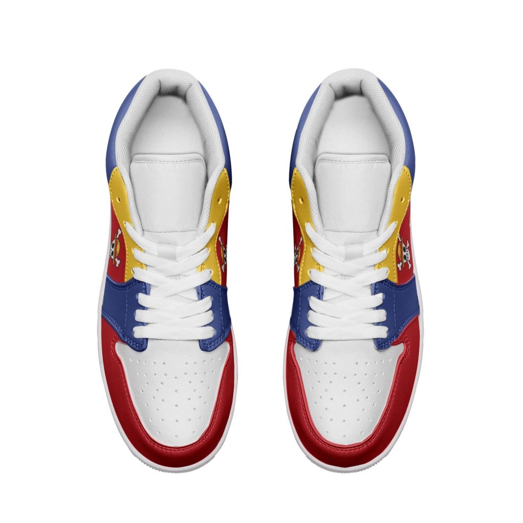 monkey d luffy one piece low top jd1 shoes 3 - Anime Shoes UK Store