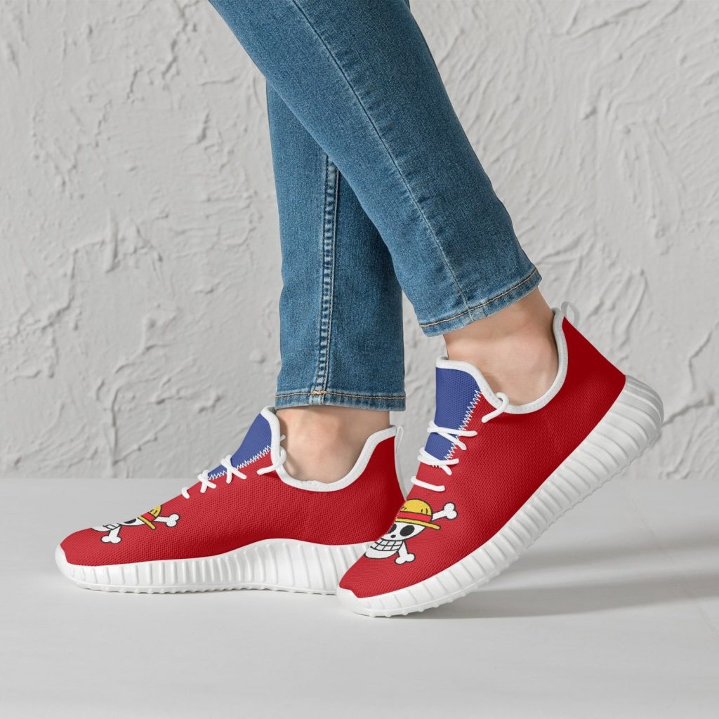 monkey d luffy one piece mesh nishi shoes 14 - Anime Shoes UK Store
