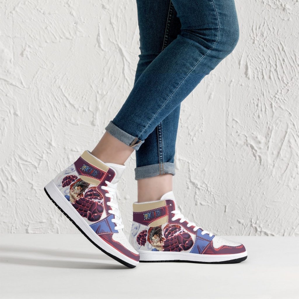 monkey god luffy one piece j force shoes 16 - Anime Shoes UK Store