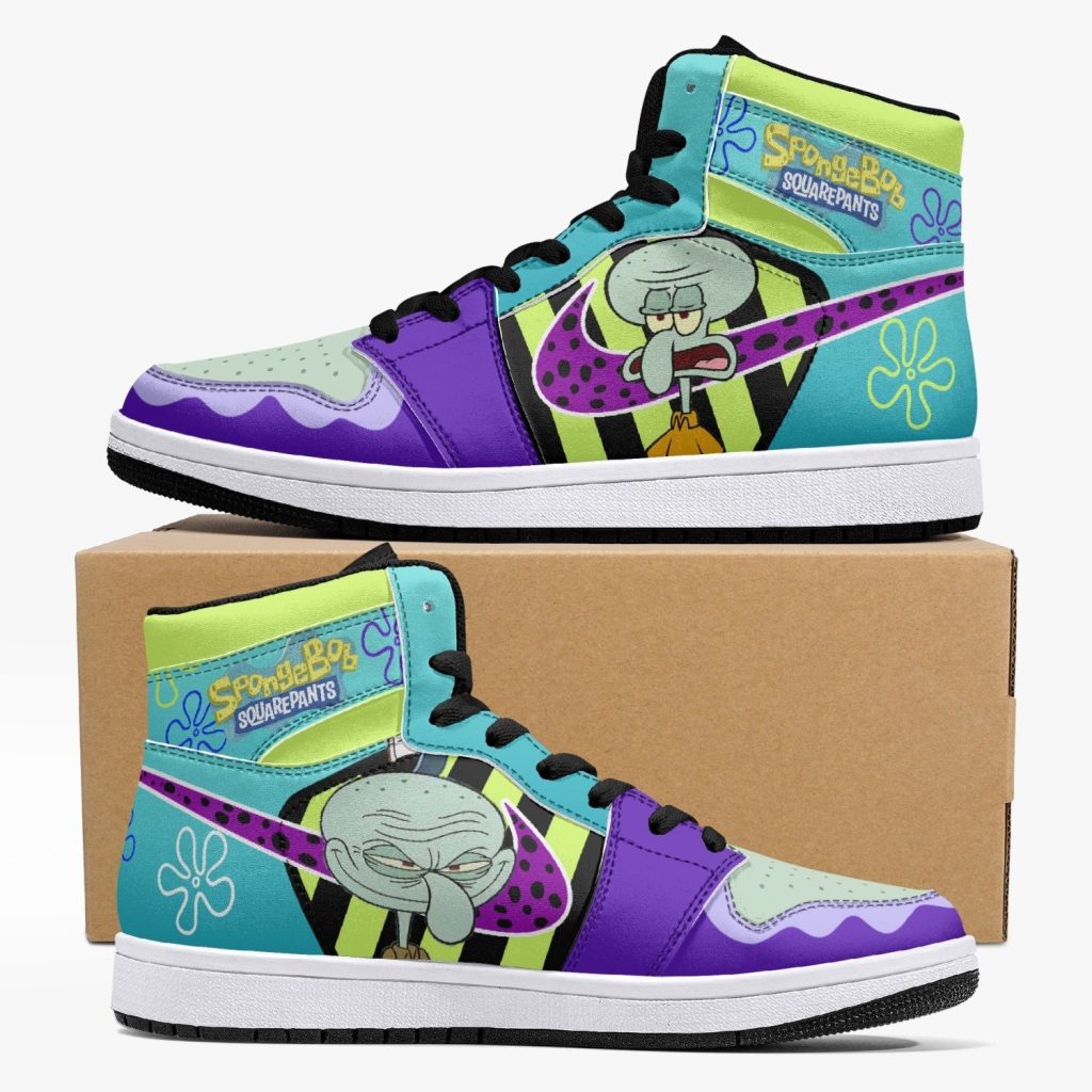 mr squidward q tentacles spongebob j force shoes - Anime Shoes UK Store