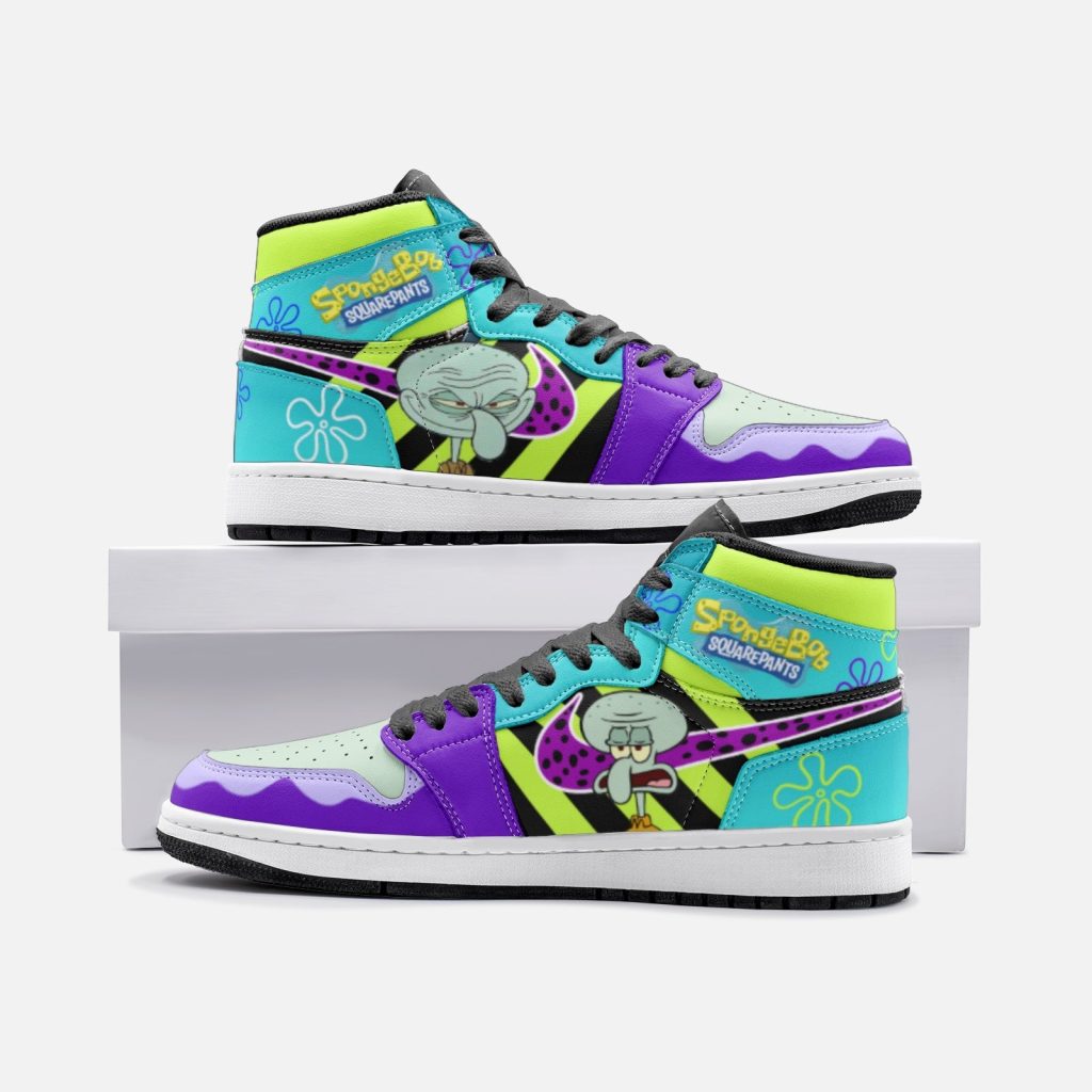 mr squidward q tentacles spongebob jd1 shoes - Anime Shoes UK Store