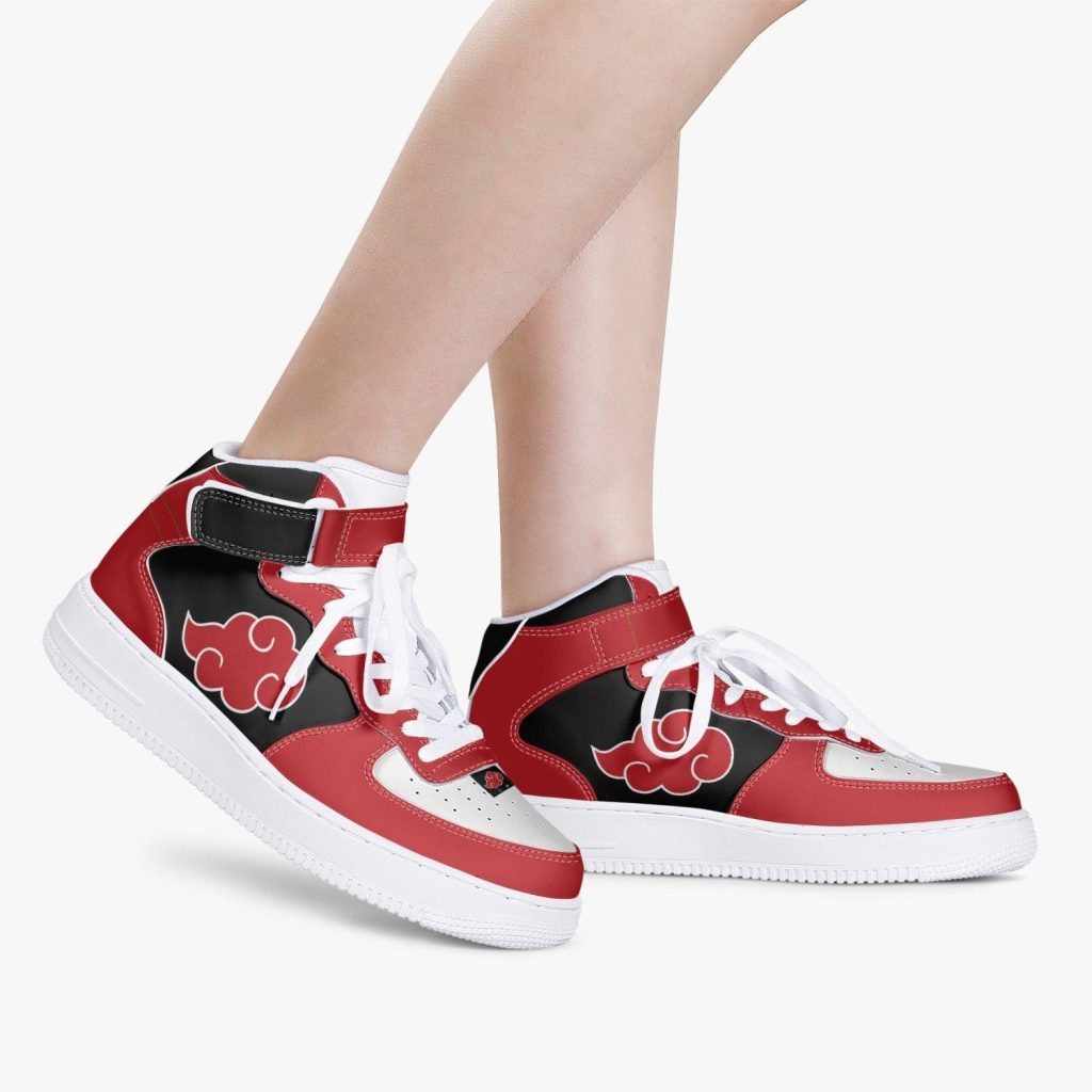 naruto akatsuki high top kamikaze shoes 8 - Anime Shoes UK Store