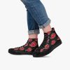 naruto akatsuki premium all black high top canvas shoes 8 - Anime Shoes UK Store