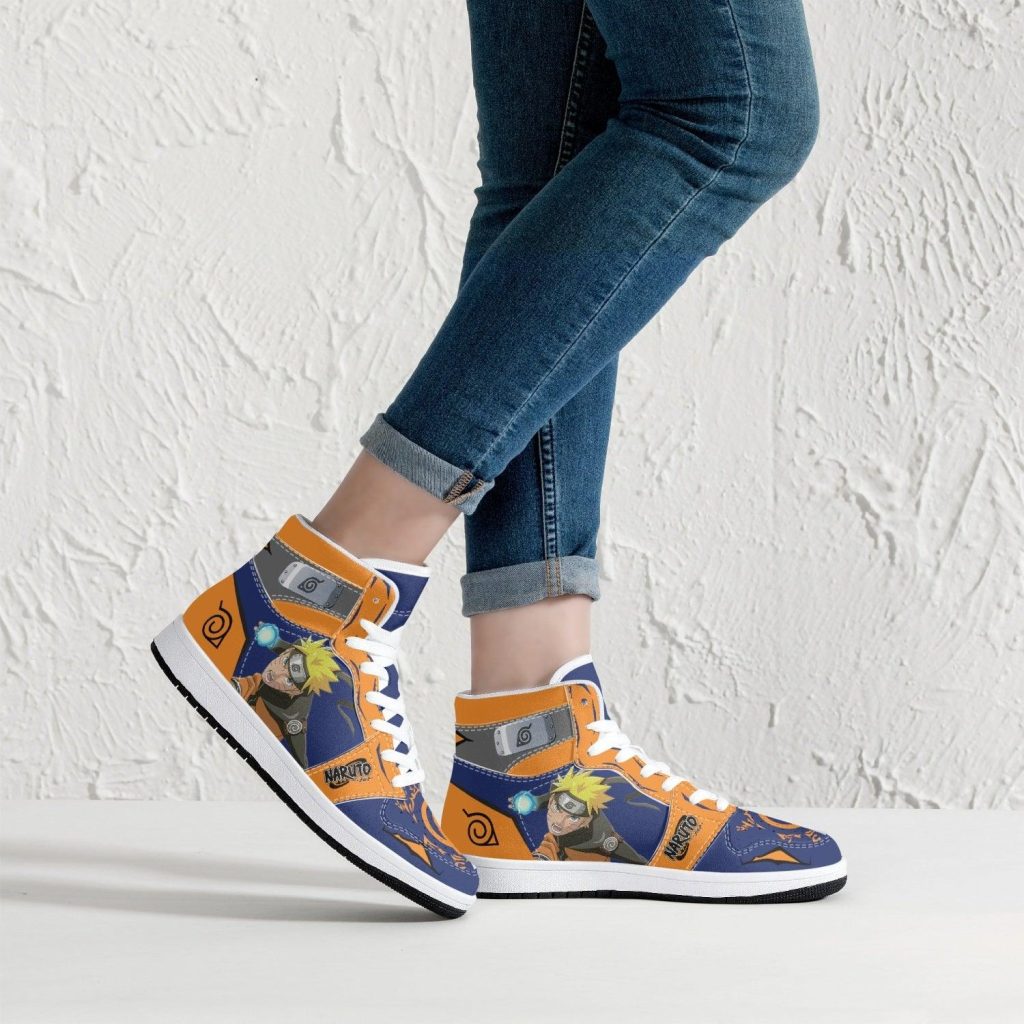 naruto uzumaki rasengan j force shoes 13 - Anime Shoes UK Store