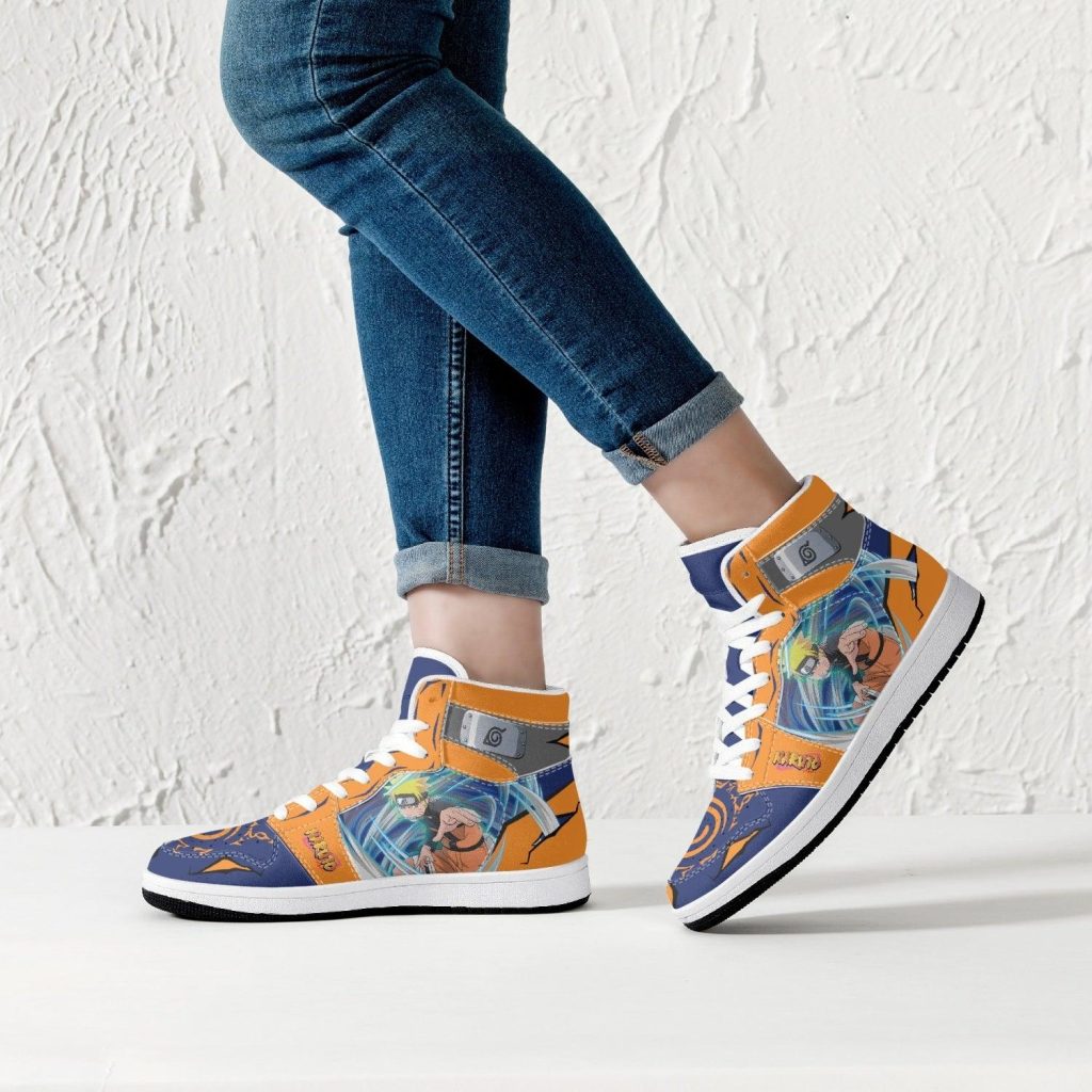 naruto uzumaki rasengan j force shoes 14 - Anime Shoes UK Store
