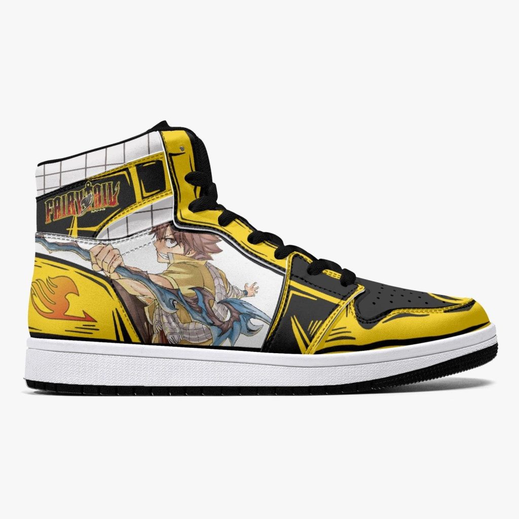 natsu dragneel fairy tail j force shoes 2 - Anime Shoes UK Store