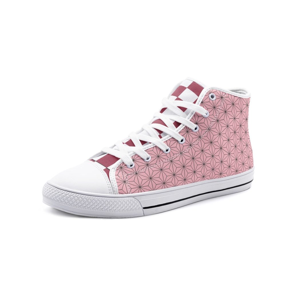 nezuko kamado demon slayer classic high top canvas shoes - Anime Shoes UK Store