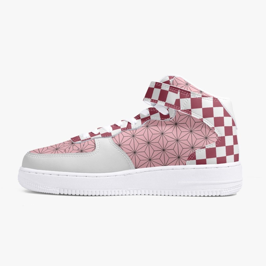 nezuko kamado demon slayer high top kamikaze shoes 4 - Anime Shoes UK Store