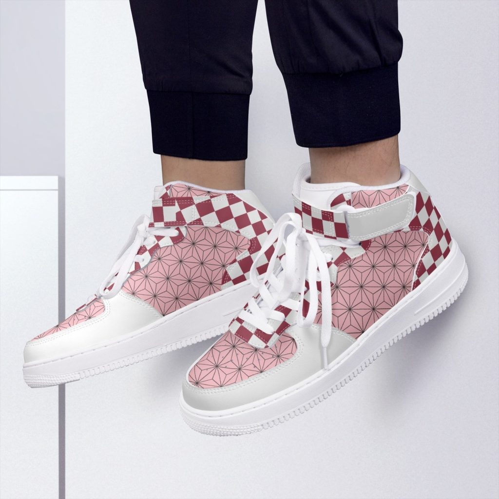 nezuko kamado demon slayer high top kamikaze shoes 7 - Anime Shoes UK Store