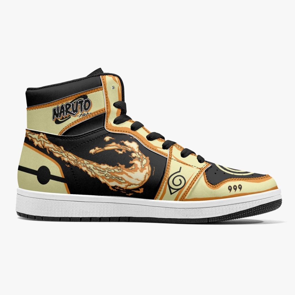 nine tails chakra mode naruto shippuden j force shoes 19 - Anime Shoes UK Store