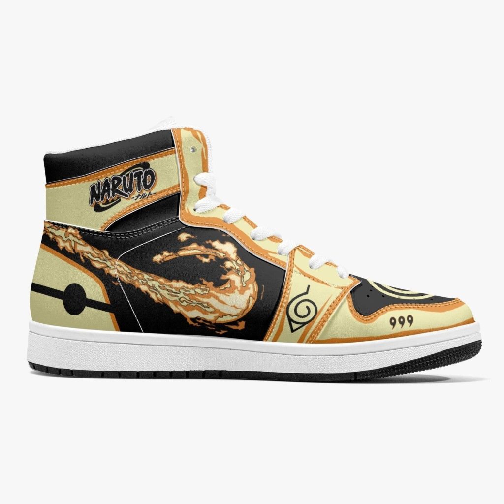 nine tails chakra mode naruto shippuden j force shoes 9 - Anime Shoes UK Store