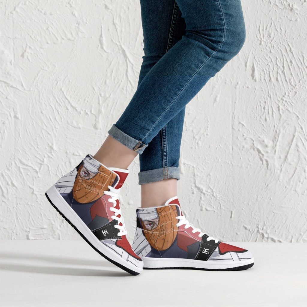 obito tobi uchiha reveal naruto j force shoes 15 - Anime Shoes UK Store