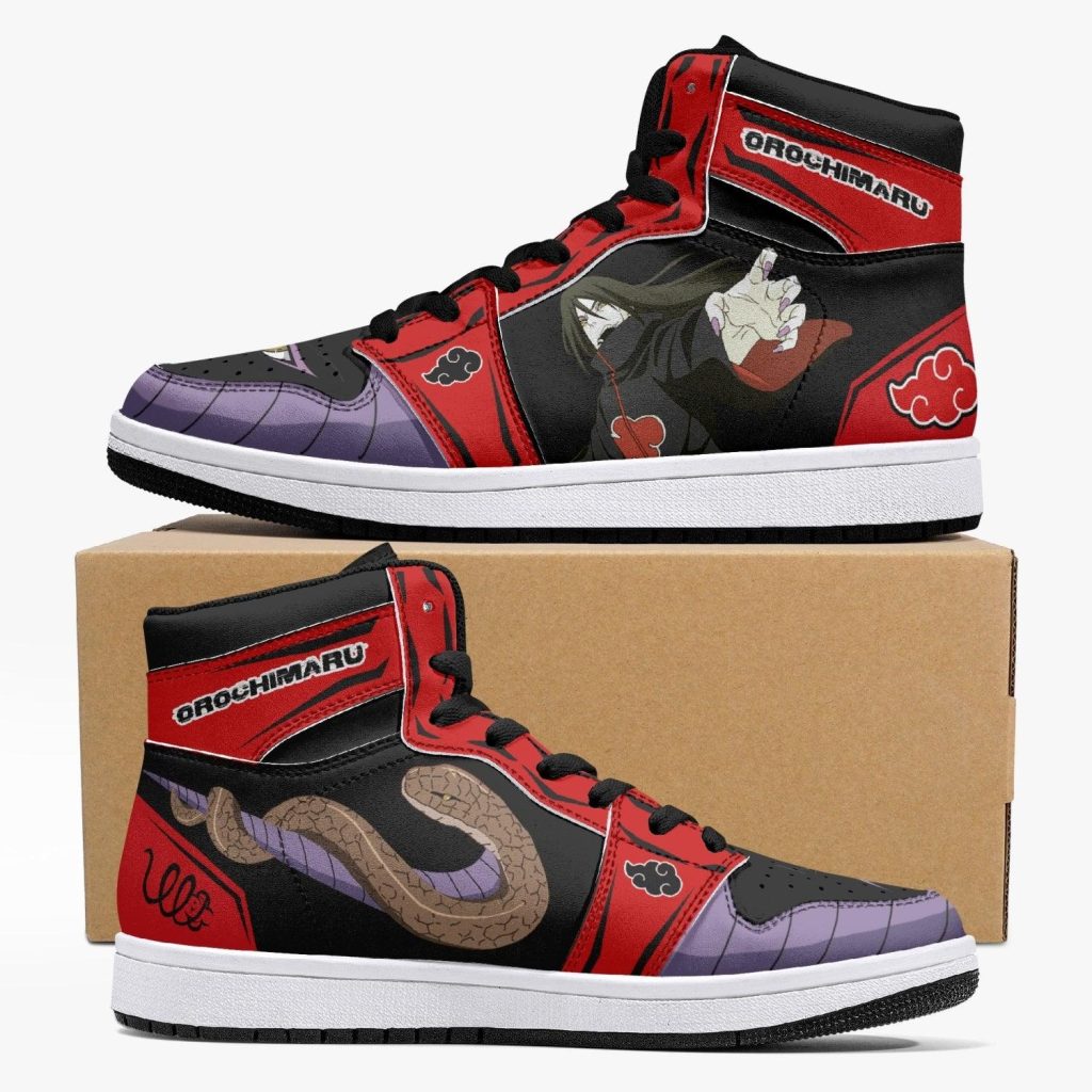 orochimaru akatsuki naruto j force shoes - Anime Shoes UK Store