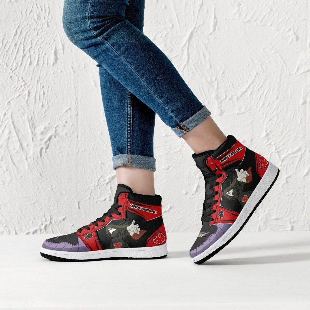 orochimaru akatsuki naruto j force shoes 6 - Anime Shoes UK Store