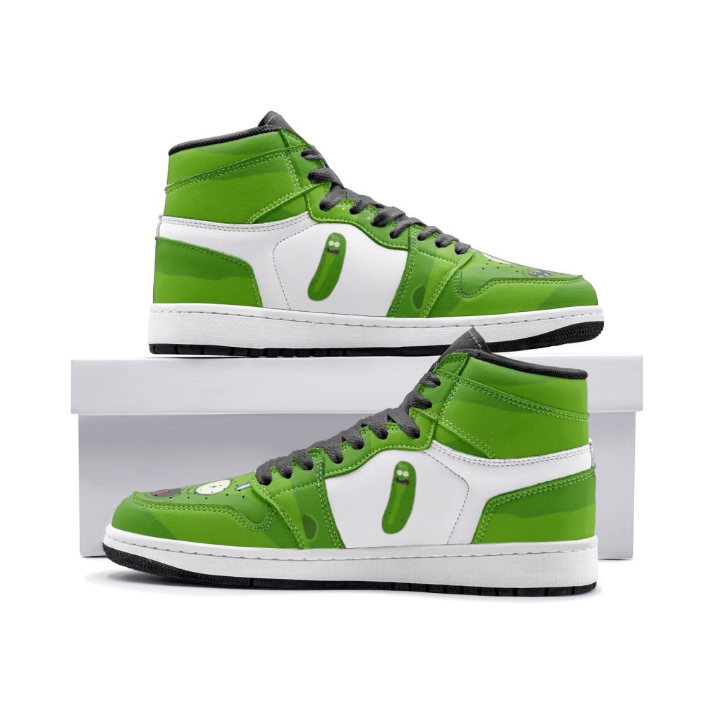 pickle rick face rick and morty jd1 shoes - Anime Shoes UK Store
