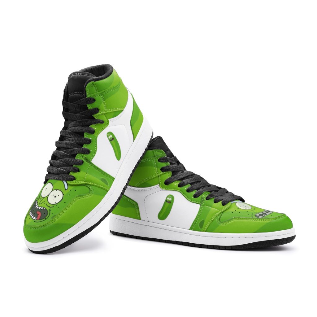 pickle rick face rick and morty jd1 shoes 4 - Anime Shoes UK Store