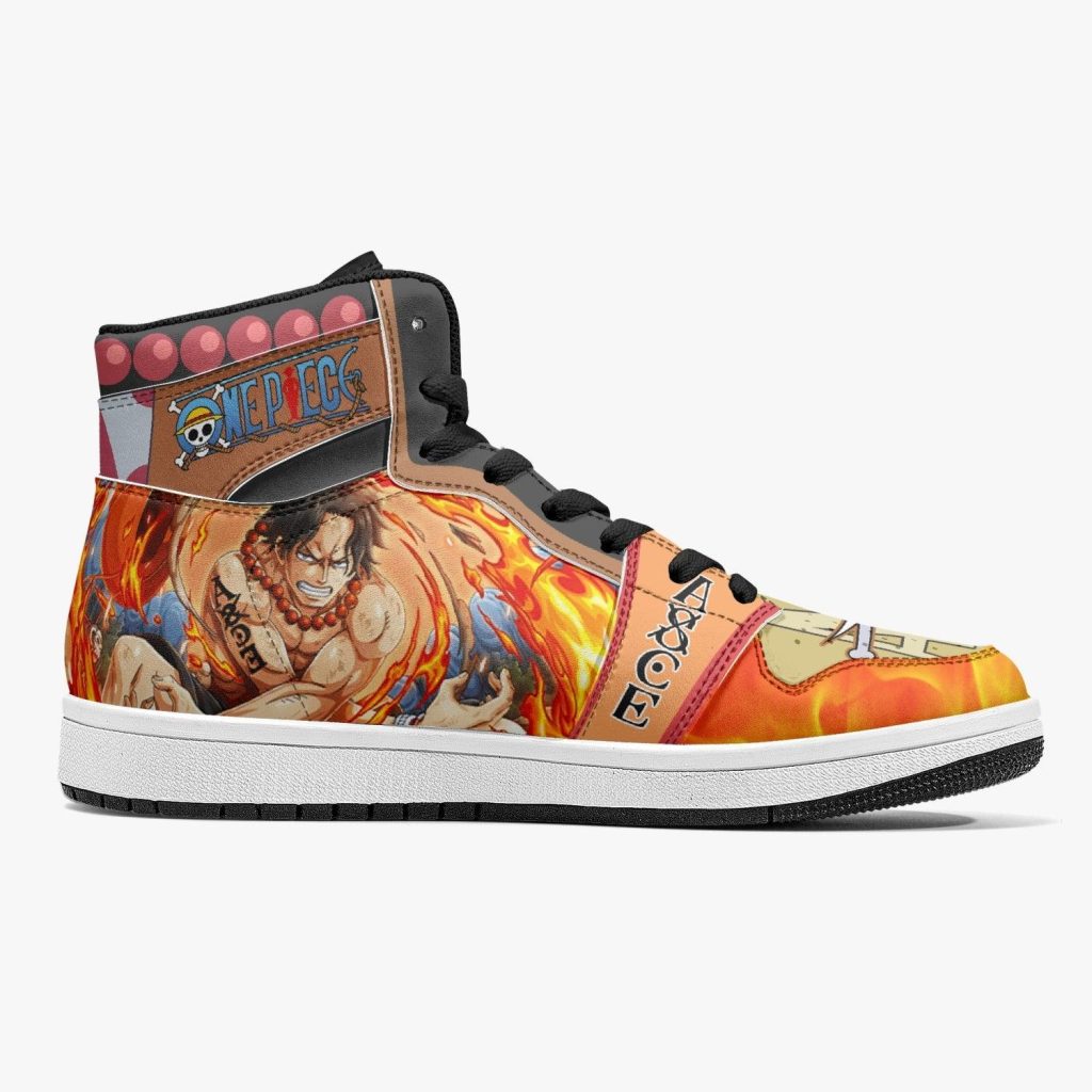 portgas d ace one piece j force shoes 18 - Anime Shoes UK Store