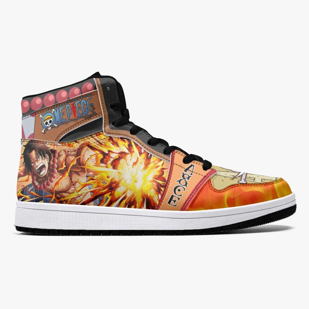 portgas d ace one piece j force shoes 2 - Anime Shoes UK Store