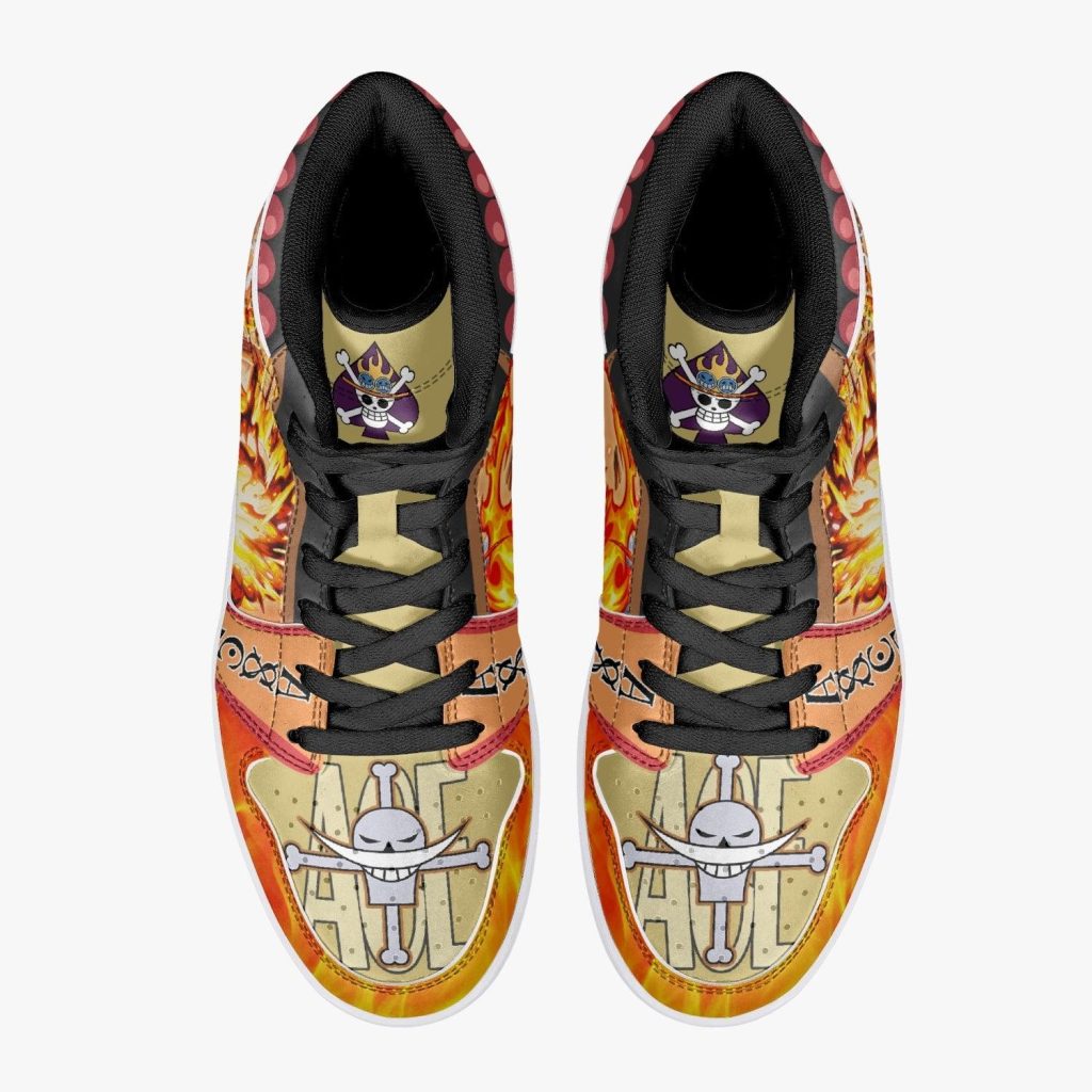 portgas d ace one piece j force shoes 3 - Anime Shoes UK Store