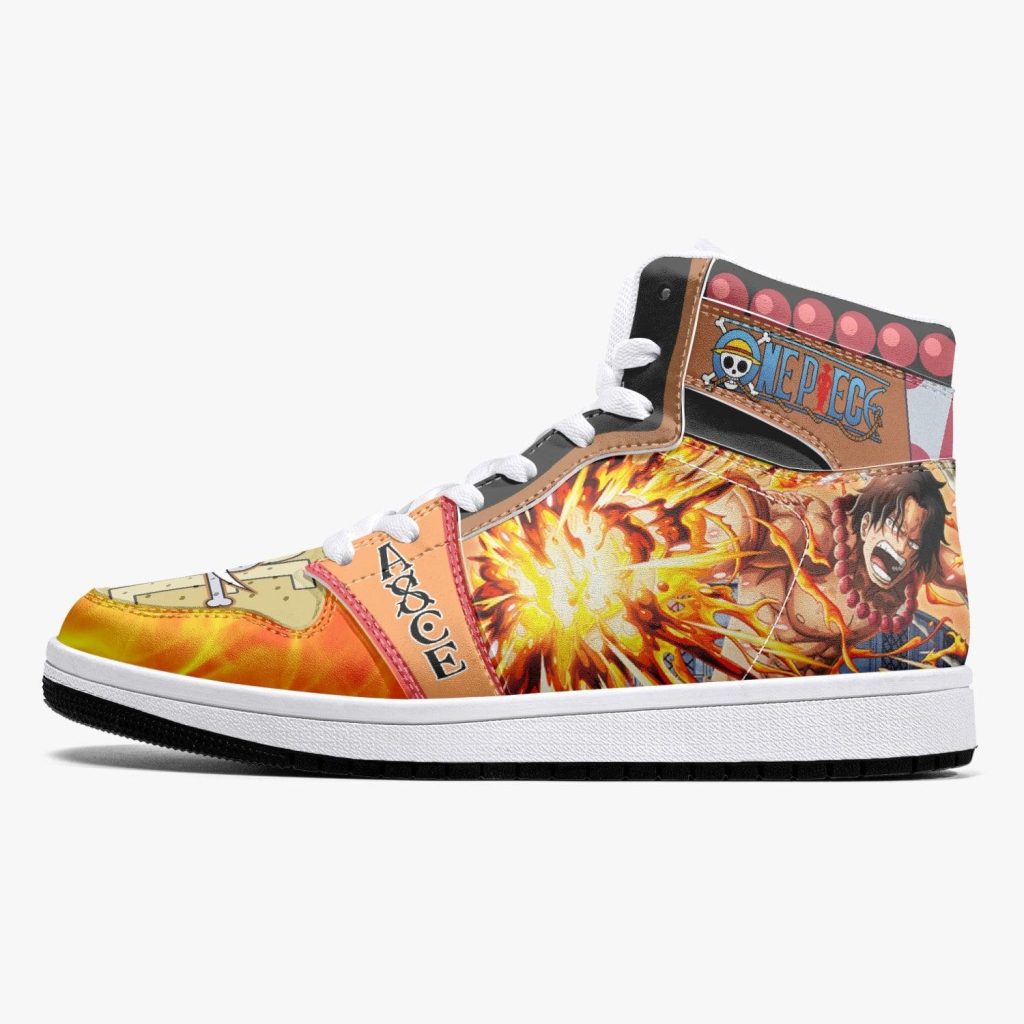 portgas d ace one piece j force shoes 7 - Anime Shoes UK Store