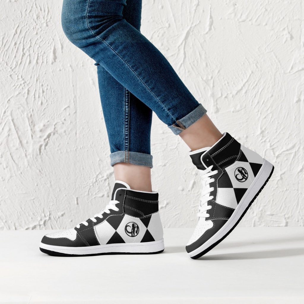 power rangers black j force shoes 19 - Anime Shoes UK Store