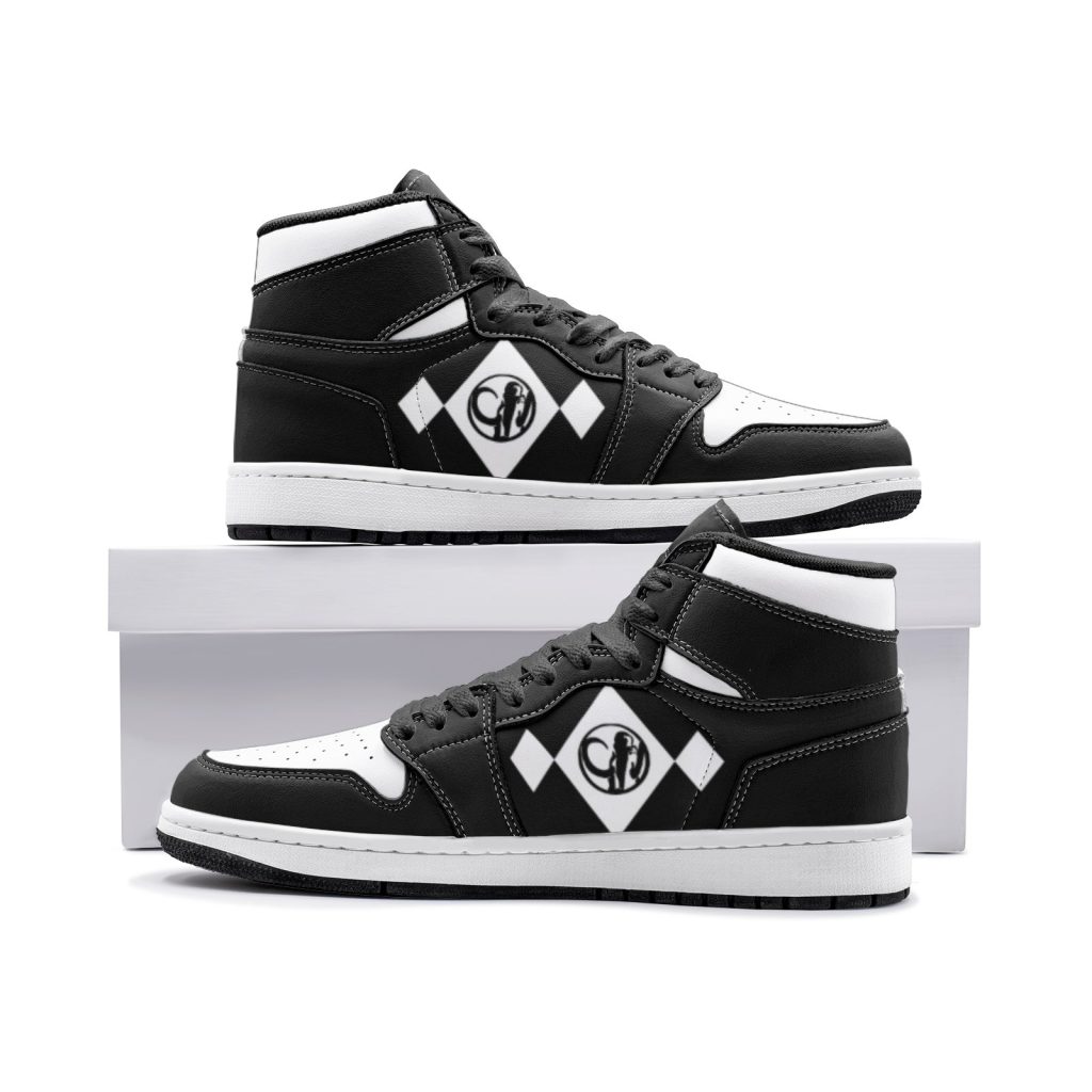power rangers black jd1 shoes - Anime Shoes UK Store